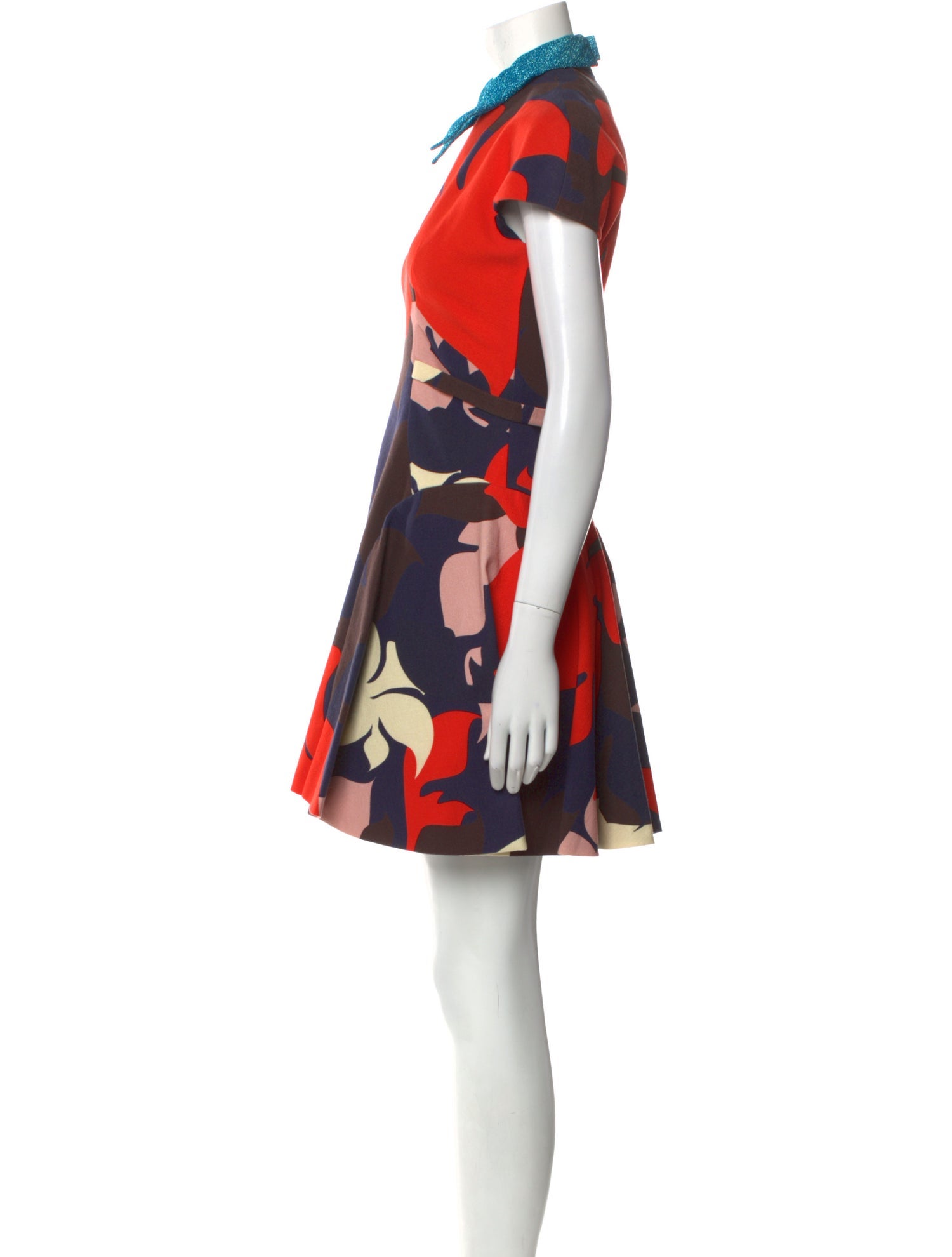 Delpozo Printed Mini Dress